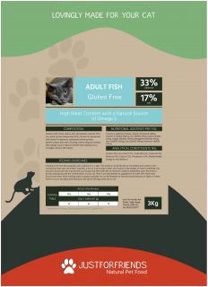 Adult Cat Fish Sample Pack - 100g - £2.50