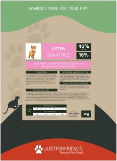 Kitten Cat Food Sample Pack - 100g - £2.50